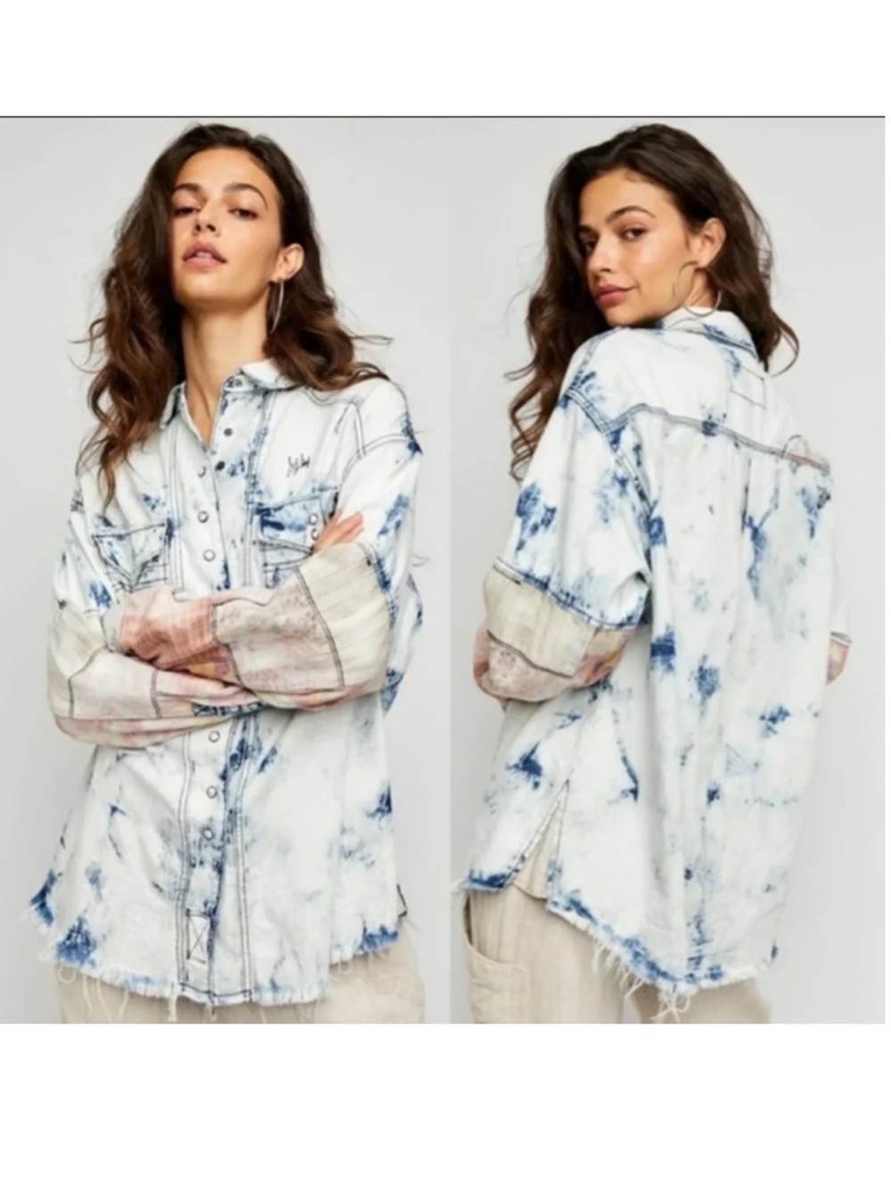 Free People We The Free Sunshine Coast Patchwork Top